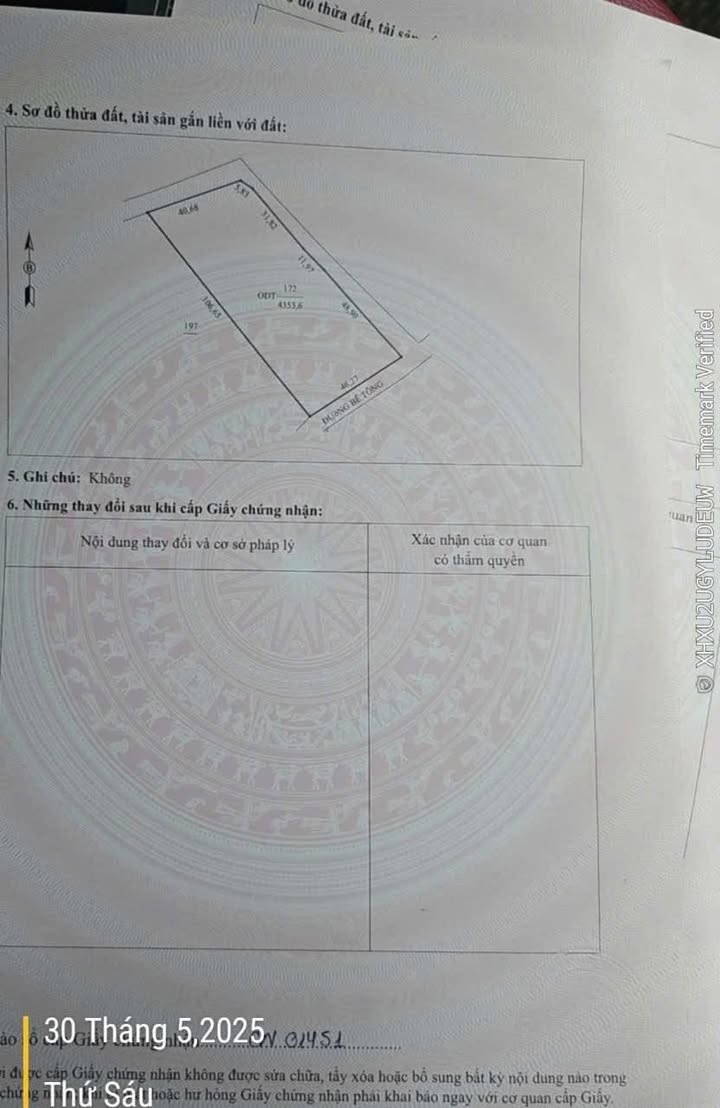Đất nền 375m² xã Sao Vàng, Thanh Hóa - Tiềm năng đầu tư cao!