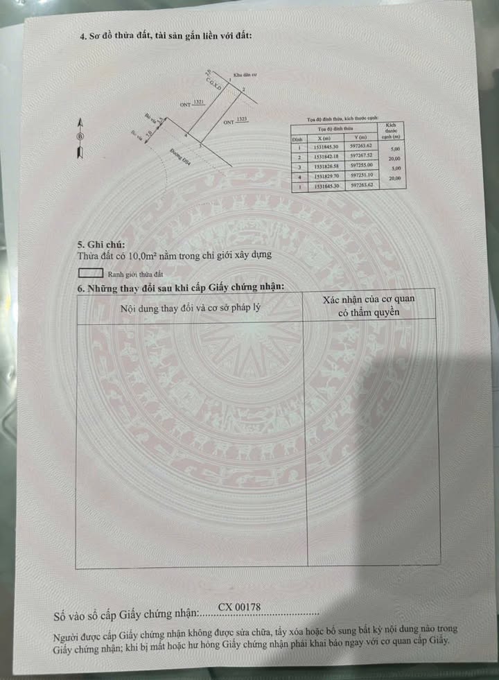 Đất nền Phước Lộc Tuy Phước 100m² giá 1.25 tỷ - Sổ hồng chính chủ