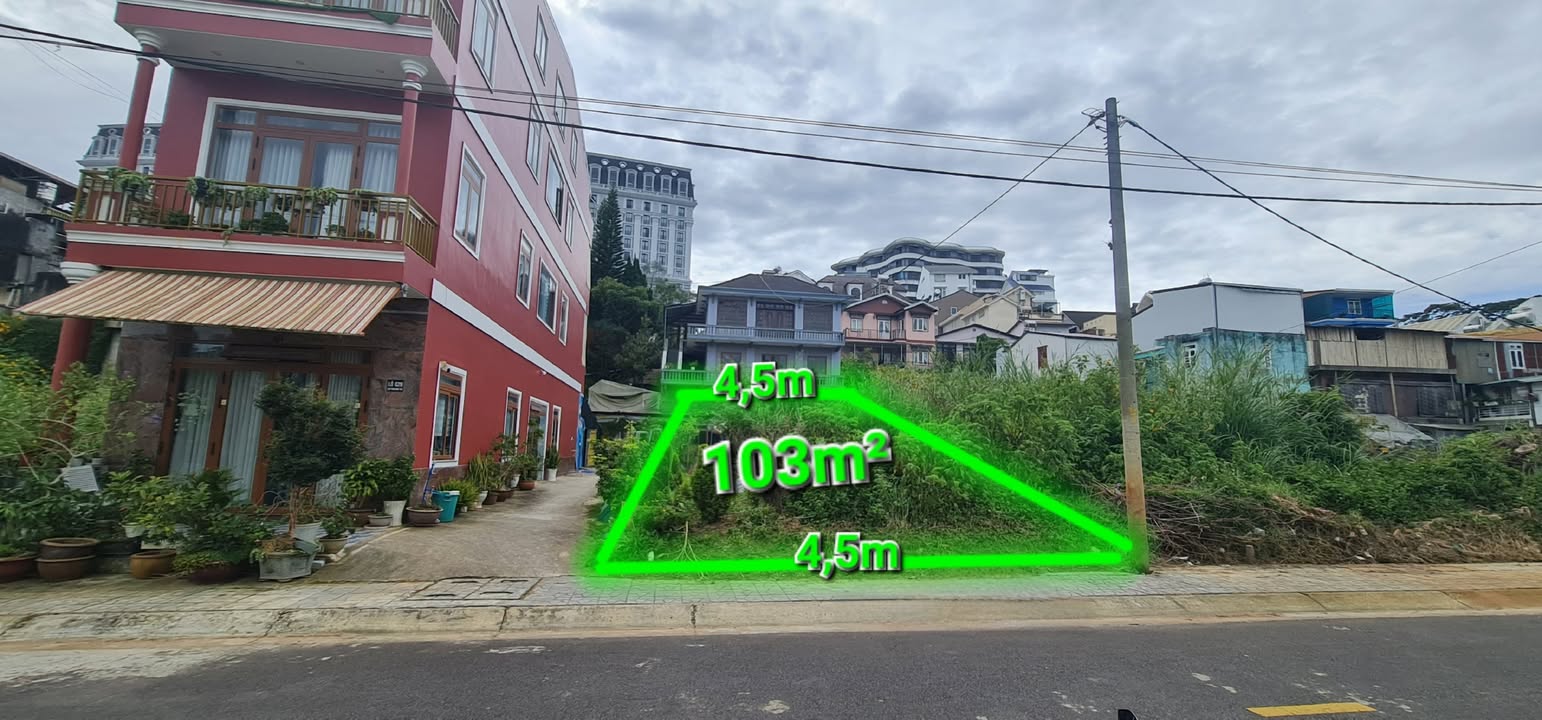 Đất nền trung tâm Đà Lạt 103.5m² giá 12 tỷ - Tiềm năng đầu tư lớn!