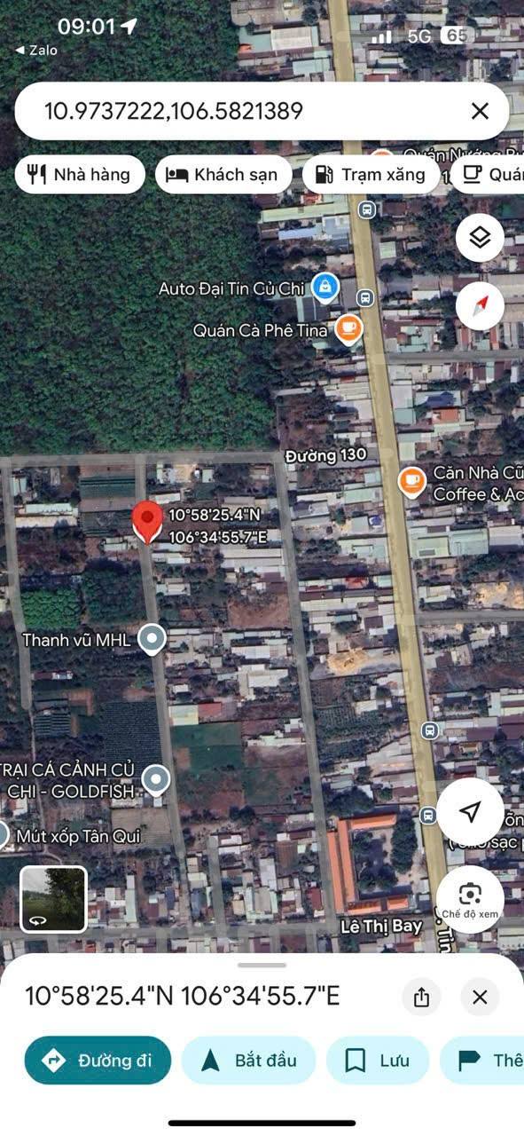 Đất nền 850m² tại Tân Thạnh Đông, Củ Chi - Phù hợp xây biệt thự, giá chỉ 10 tỷ!