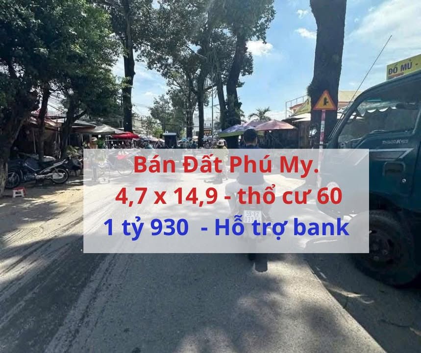 Đất thổ cư Phú Mỹ 69.83m² giá 1.93 tỷ - Cơ hội đầu tư hấp dẫn!