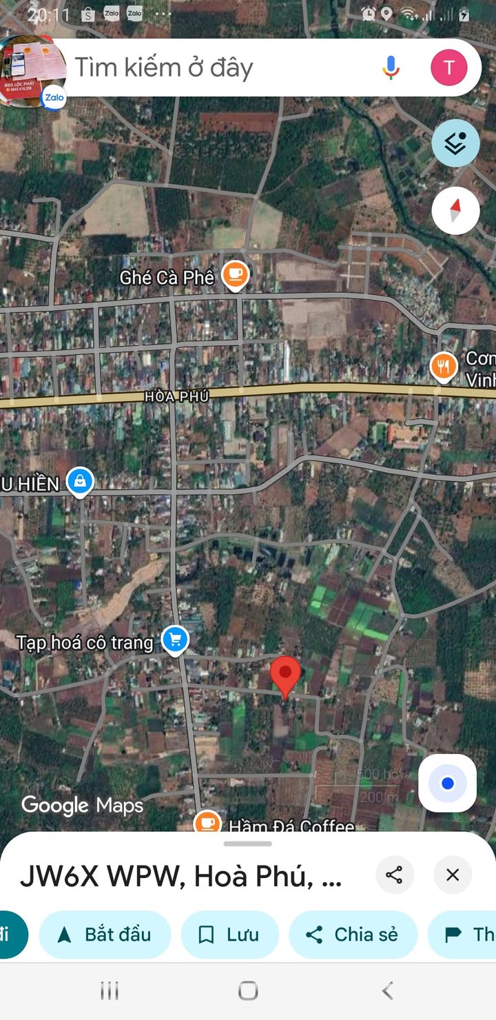 Đất nền Hòa Phú, Đắk Lắk 637m² giá 1.25 tỷ - Đầu tư sinh lời ngay!