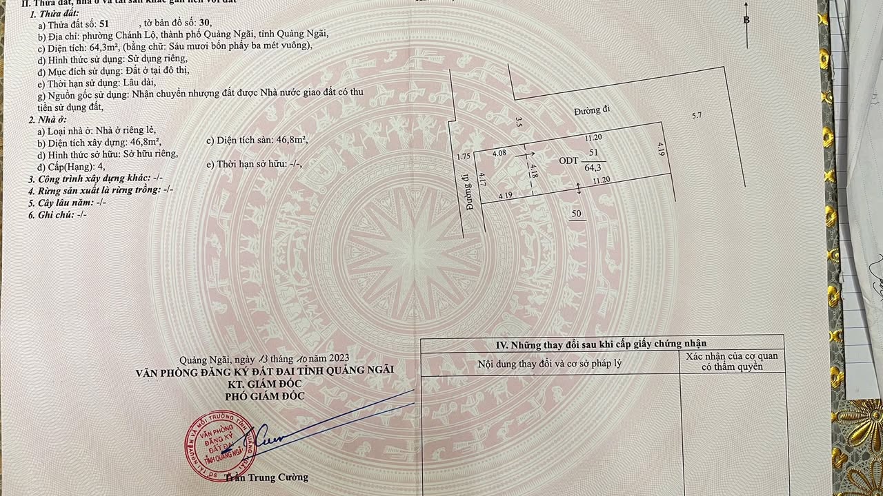 Nhà gác lửng Hẻm 968 Quang Trung 64m² giá 1.09 tỷ - Lô góc thoáng mát!