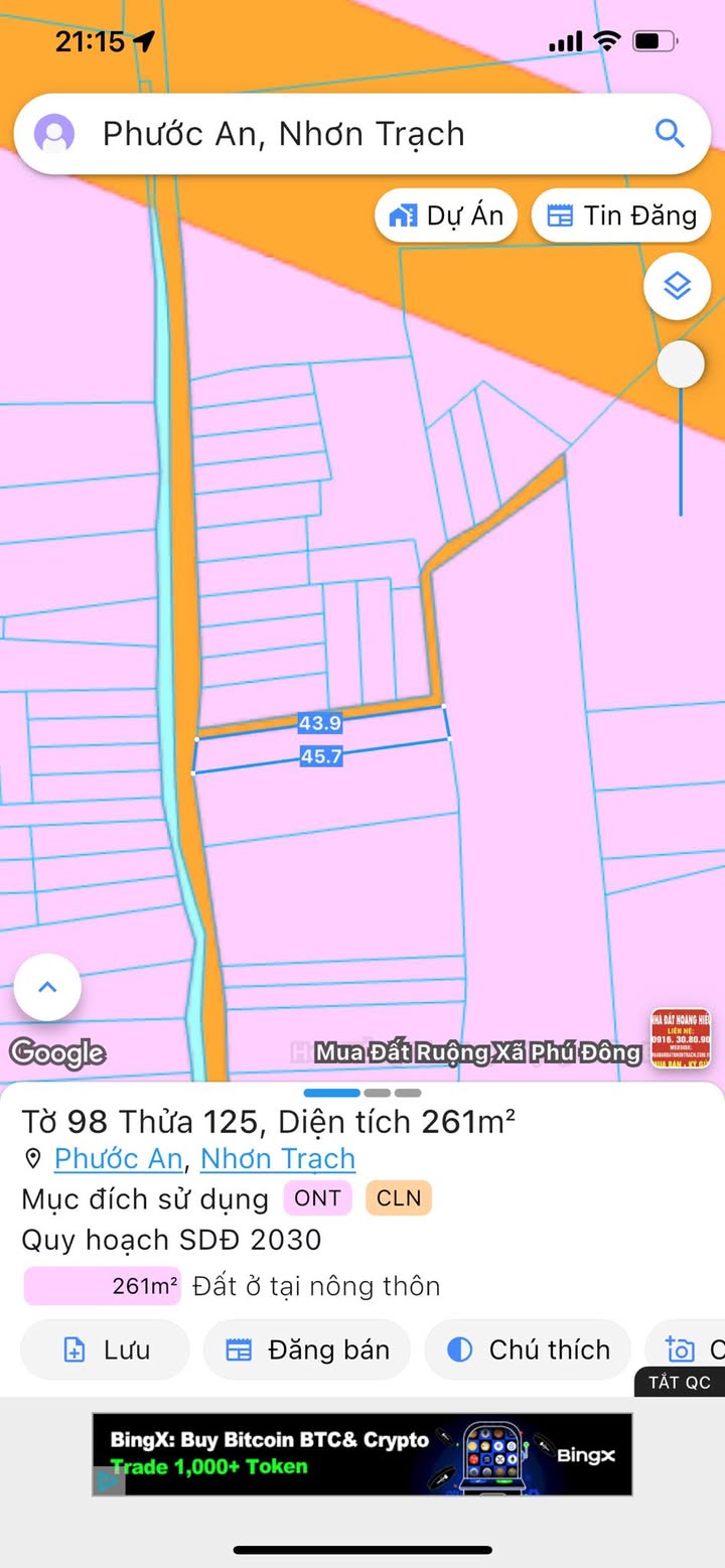 Đất nền Phước An 260m² giá 3 tỷ - Cơ hội đầu tư sinh lời!