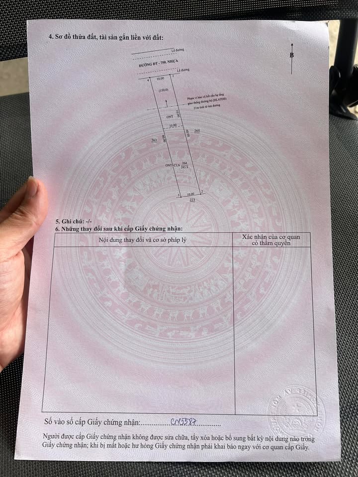 Đất mặt tiền ĐT 750 Bàu Bàng 600m² giá 3 tỷ - Đầu tư sinh lời hấp dẫn!