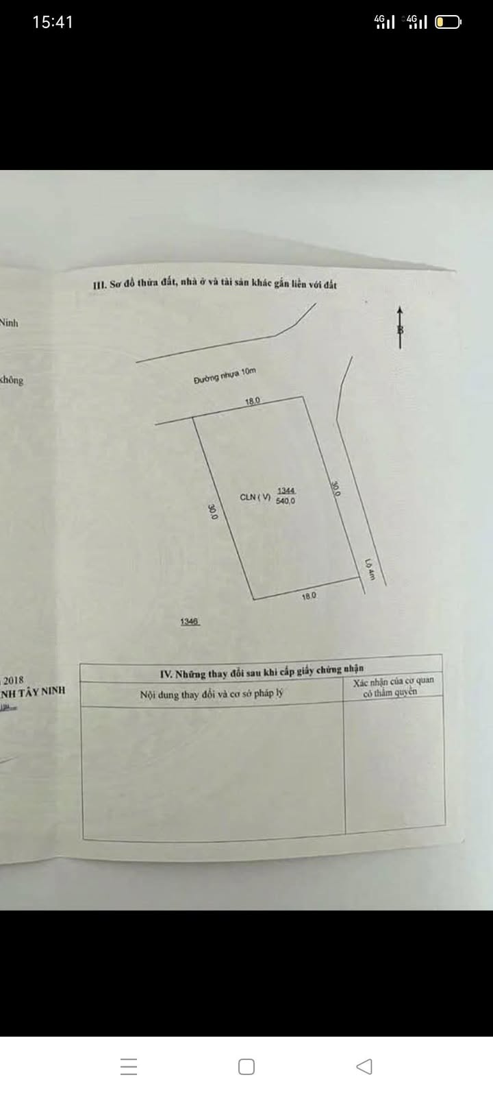 Bán đất vườn 540m² giá 3.96 tỷ - Phù hợp làm khu nghỉ dưỡng tại Hoà Thành, Tây Ninh