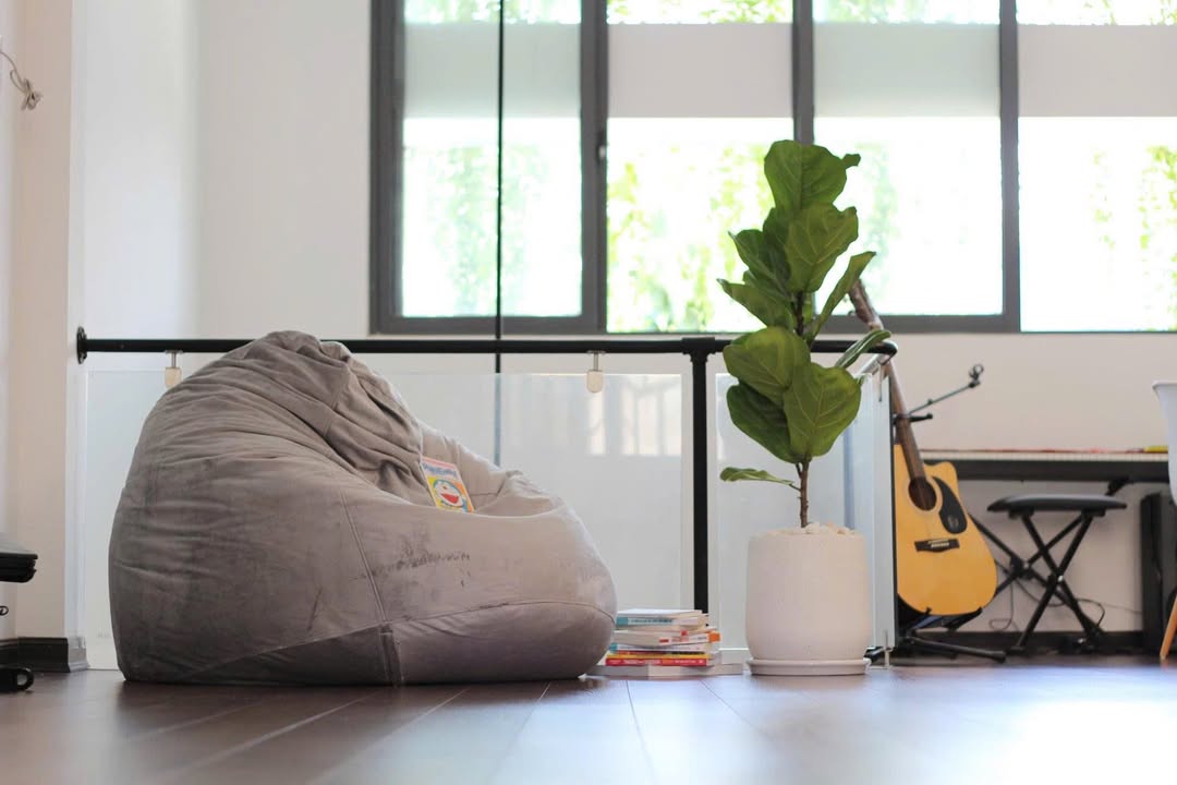 Nhà nguyên căn 2 tầng tại Hòa Xuân, Đà Nẵng - Sân thượng hồ Koi, chỉ 4.5 triệu/tháng