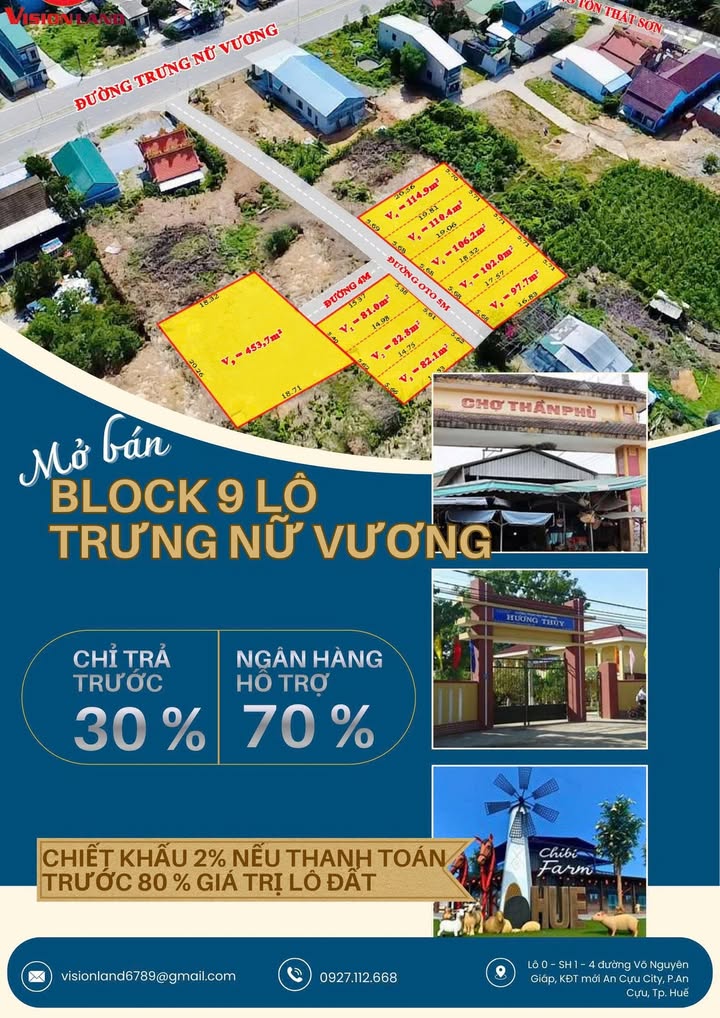 Đất nền Lô O-SH 1-4 đường Võ Nguyên Giáp 80m² giá 1.2 tỷ - Đầu tư an toàn, giấc ngủ bình an!