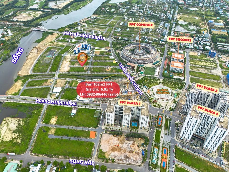 Đất nền 102m² khu phố Hòa Hải, quận Ngũ Hành Sơn - Tiềm năng kinh doanh sinh lời cao!