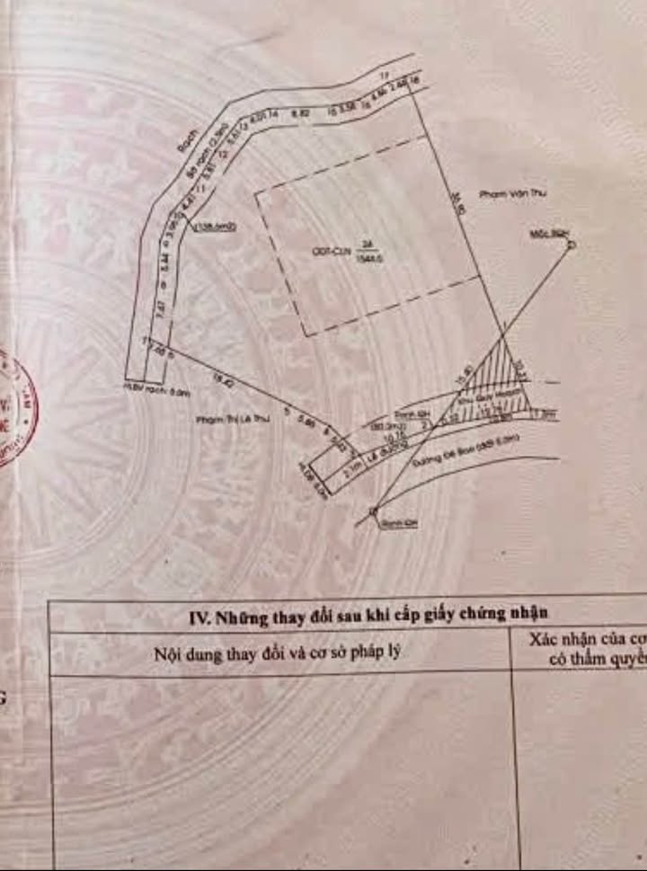 Đất thổ cư Chánh Mỹ, Thủ Dầu Một 1544m² giá 10 tỷ - Cơ hội đầu tư tuyệt vời!