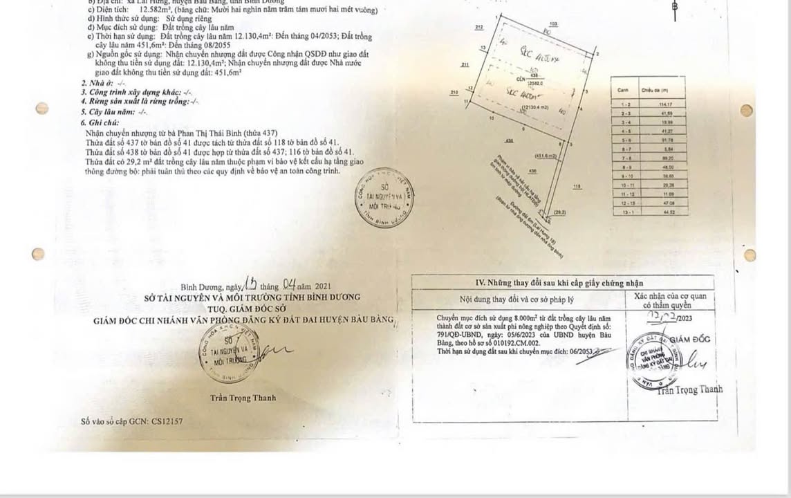 Đất SKC Lai Hưng Bàu Bàng 1,3ha giá thỏa thuận - Đầu tư tiềm năng!