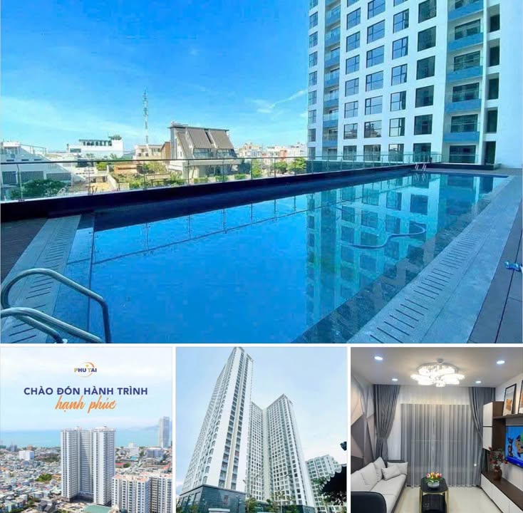 Căn hộ Phú Tài Residen Quy Nhơn 1PN giá 6.5 triệu - Full nội thất mới đẹp!