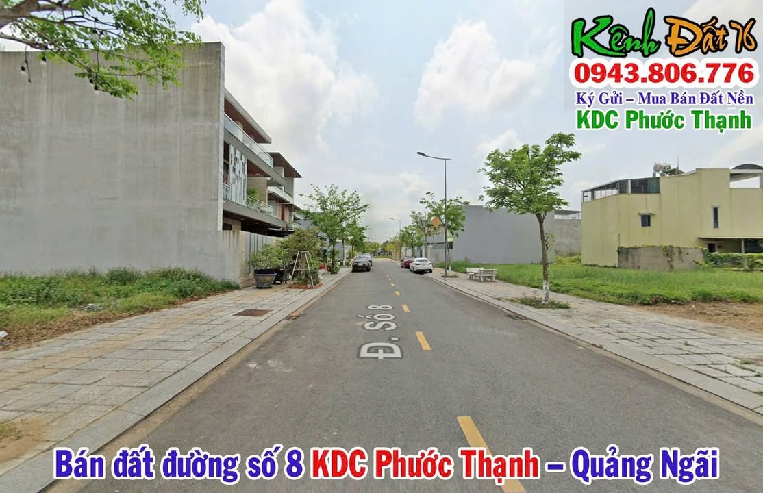 Đất nền đường số 8, phường Chánh Lộ, Quảng Ngãi 95m² - Cơ hội đầu tư hấp dẫn!