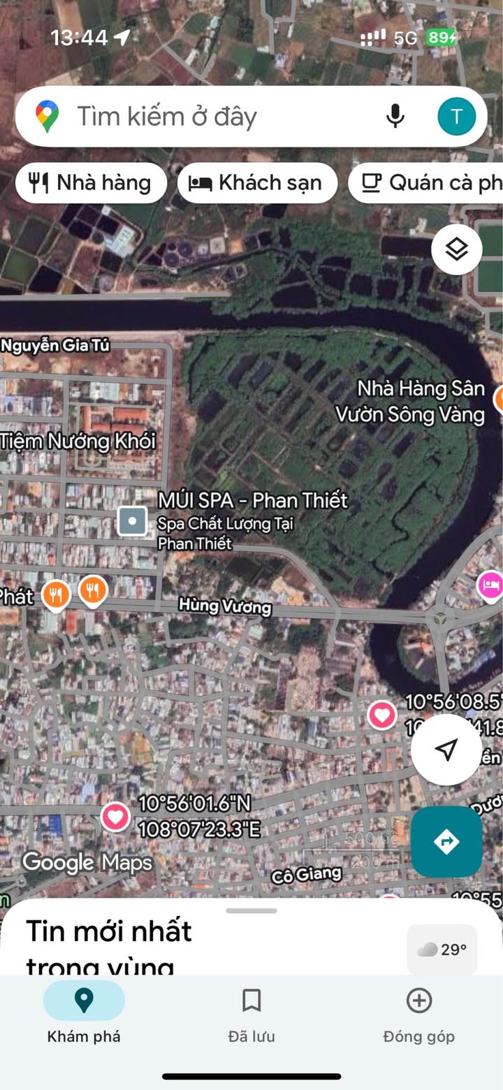 Đất mặt tiền Hùng Vương Phan Thiết 100m² giá 15.5 tỷ - Cơ hội đầu tư hấp dẫn!
