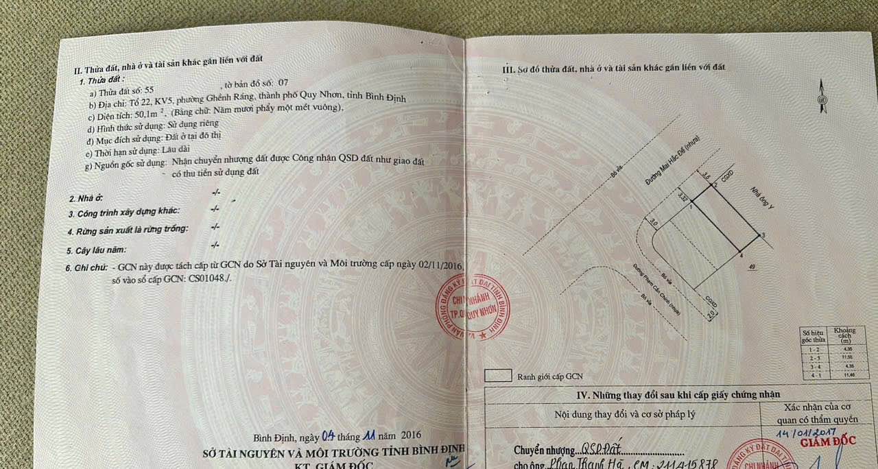 Nhà mặt tiền Mai Hắc Đế, Quy Nhơn 50m² giá 5.4 tỷ - Kinh doanh siêu tốt!