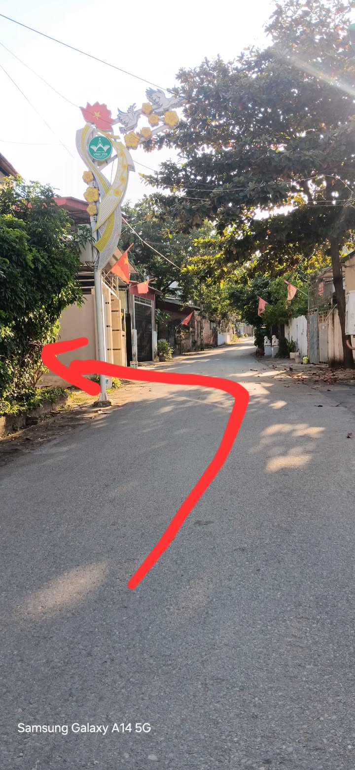 Đất nền Vĩnh Yên 108m² giá 1.6 tỷ - Ô tô vào tận đất!