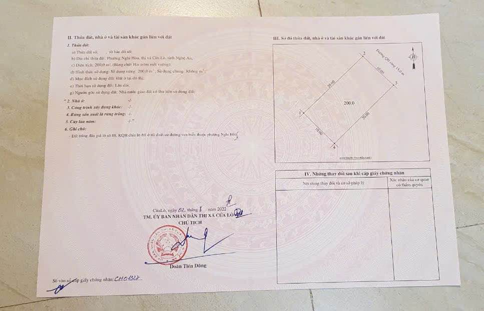 Đất lô góc Cửa Lò 200m² giá 3.98 tỷ - Đầu tư sinh lời ngay!