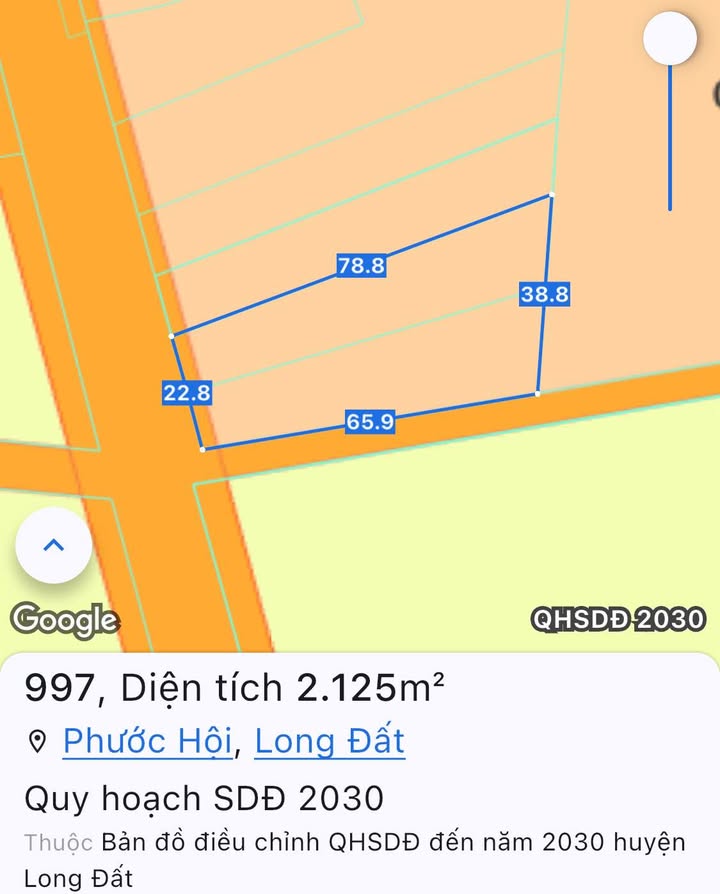 Đất hai mặt tiền đường Lộc An - Hồ Lồ 2125m² giá 6 tỷ - Tiềm năng đầu tư lớn!