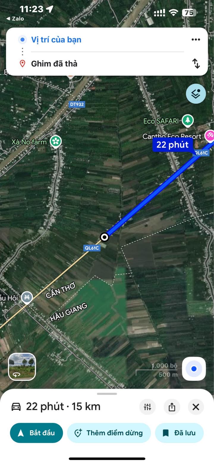 Đất mặt tiền Quốc Lộ 61C Phong Điền 3645m² giá 13 tỷ - Cơ hội đầu tư lý tưởng!