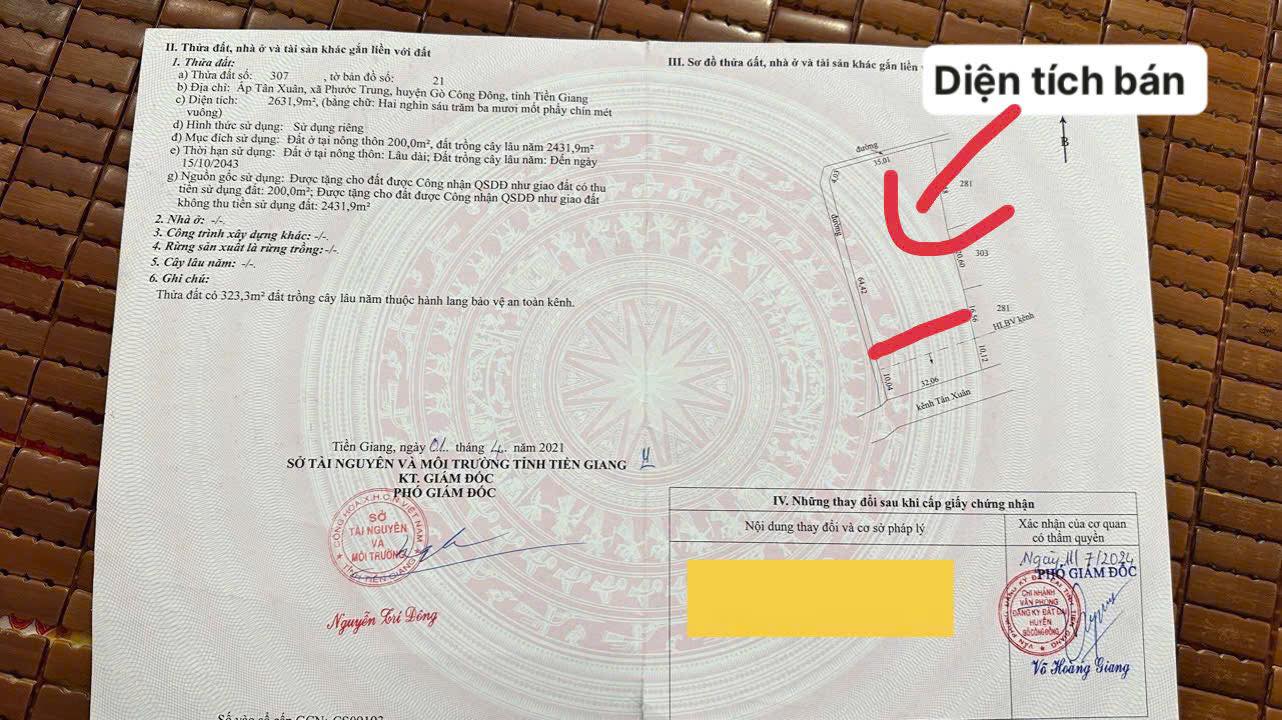 Đất nền 2100m² tại Ấp Nghĩa Chí, Tân Hoà - Giá chỉ 550 triệu - Phân lô siêu lợi nhuận!