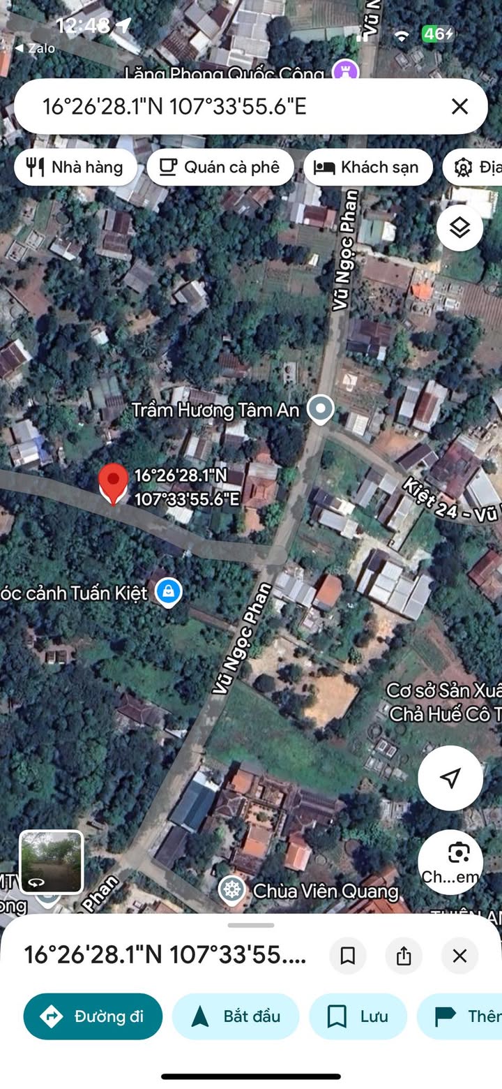 Đất Kiệt 25 Vũ Ngọc Phan, Thủy Xuân 110m² giá 1.6 tỷ - Vị trí vàng, tiện ích đầy đủ!