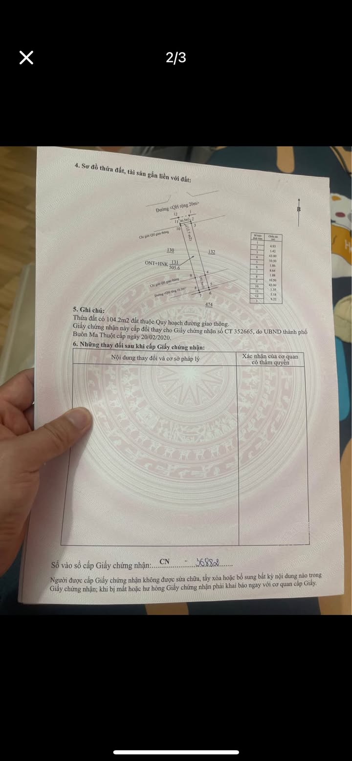 Đất Hòa Phú Buôn Ma Thuột 505m² giá thỏa thuận - Vị trí đắc địa gần chợ!