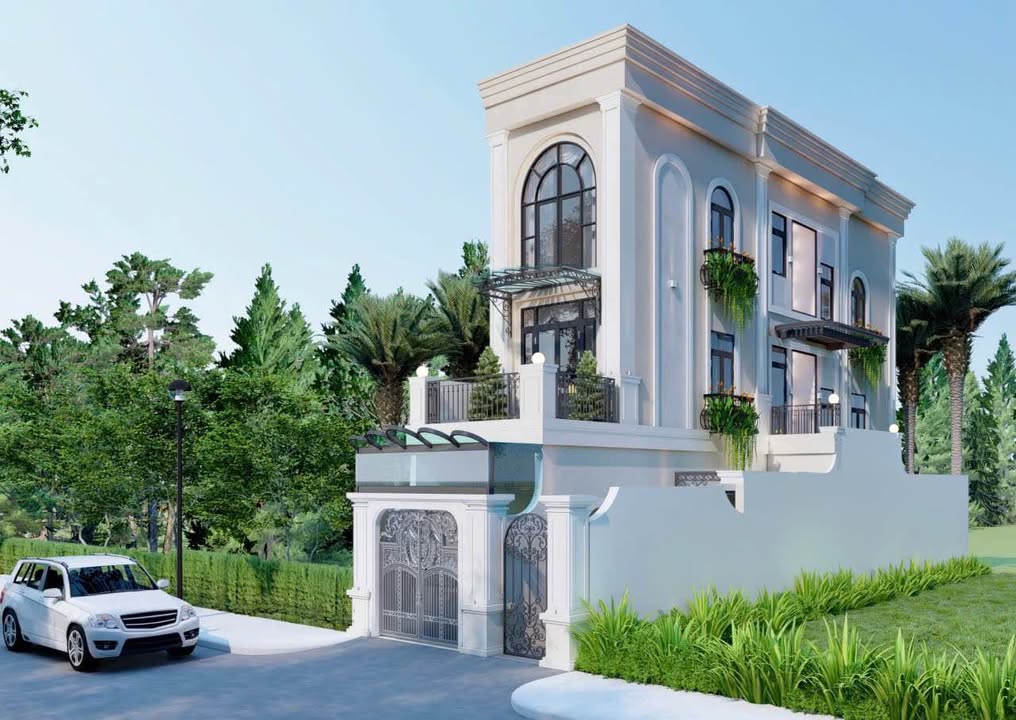 Nhà phố KĐT Ân Phú, Tân An, 120m² giá 6.35 tỷ - View hoa viên cực đẹp!