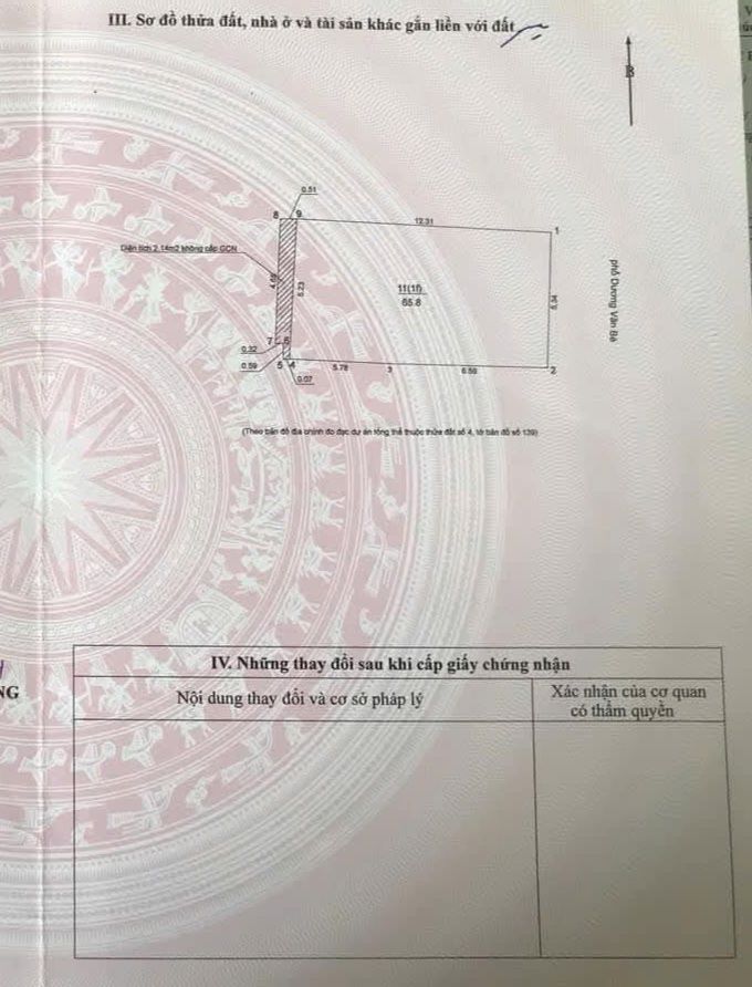 Mặt phố Dương Văn Bé 66m² giá thỏa thuận - Lô góc kinh doanh sầm uất!