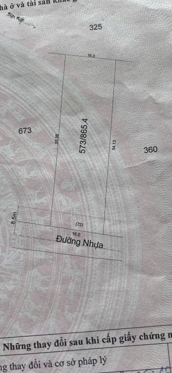 Đất mặt tiền nhựa Gia Lâm, Trảng Bàng 864m² giá 9.936 tỷ - Sổ đỏ chính chủ!