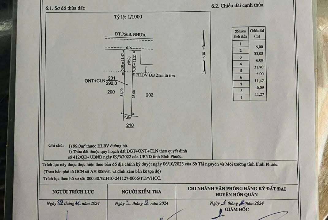 Nhà mặt tiền đường nhựa Tân Quan, Chơn Thành 288m² giá 900 triệu - Cơ hội đầu tư tuyệt vời!
