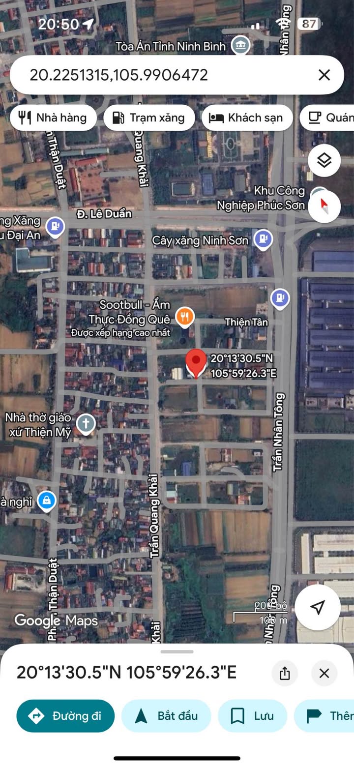 Lô đất KĐT Thiện Tân, Ninh Sơn 120m² giá 4 tỷ - Đầu tư sinh lời ngay!