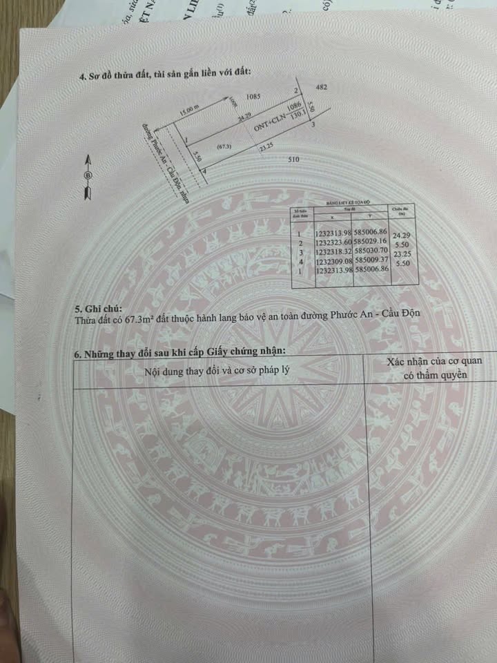 Đất nền 132m² tại Ấp Phước An, Gò Dầu - Sổ hồng riêng, pháp lý rõ ràng!