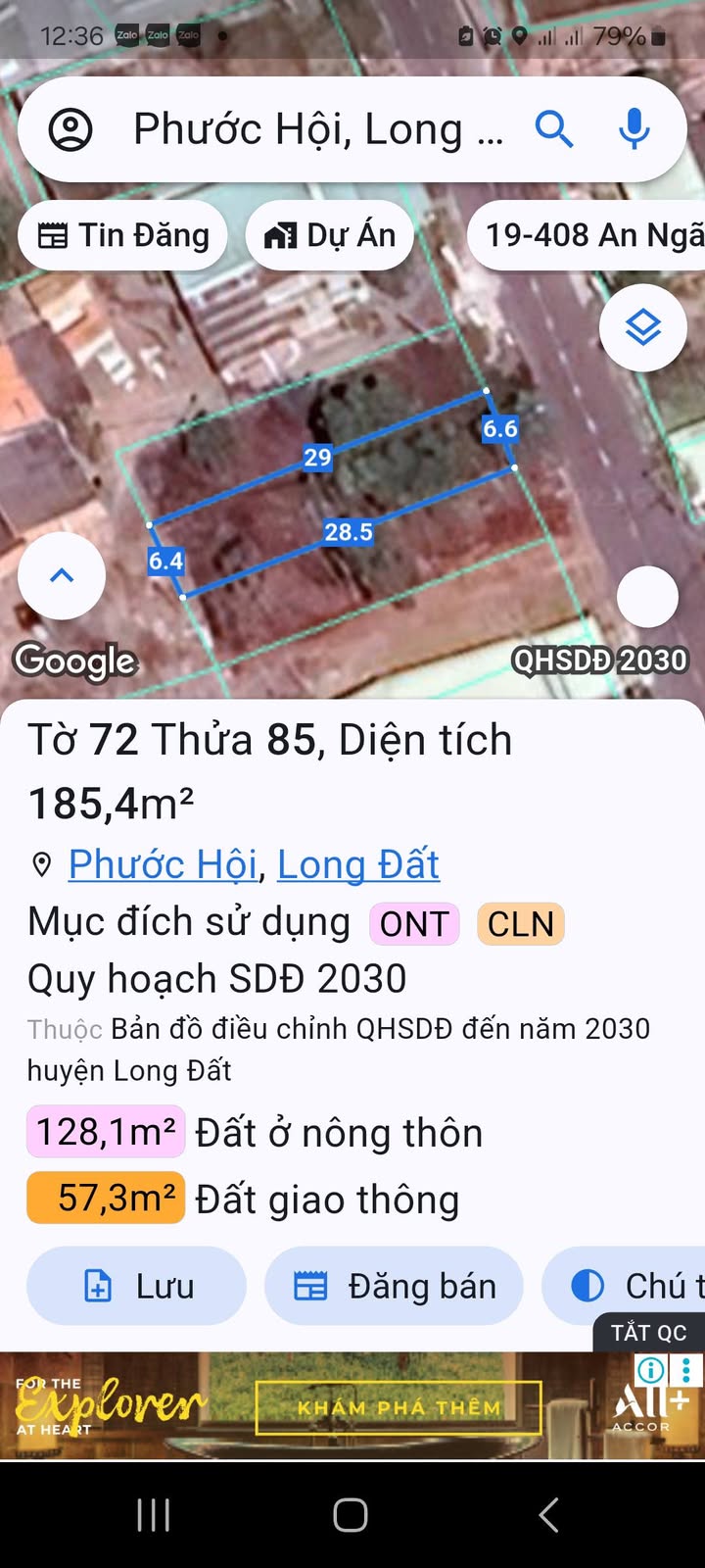 Lô đất Phước Hải Đất Đỏ 185m² giá 2.5 tỷ - Gần biển và tiện ích đầy đủ!