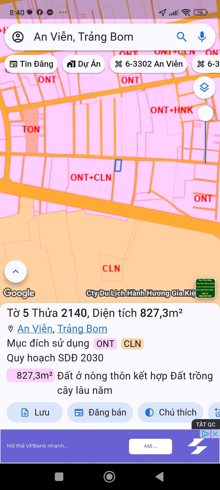 Đất thổ cư An Viễn, Trảng Bom 200m² - Lô góc hai mặt tiền, giá đầu tư hấp dẫn!