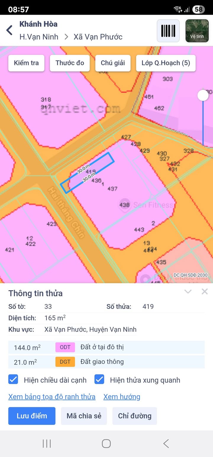 Đất nền chính chủ tại Phân Khu 8, xã Tu Bông, 165m² giá 2.5 tỷ - Tiềm năng sinh lời cao!