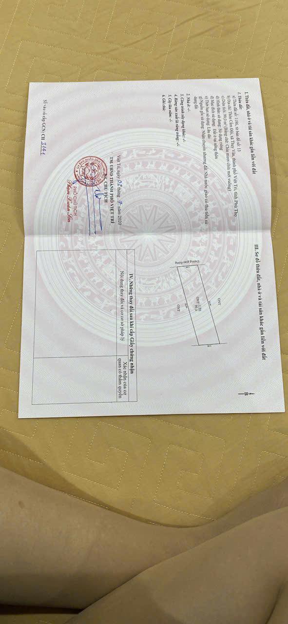 Đất liền kề Thụy Vân - Việt Trì 100m² giá 1.5 tỷ - Cơ hội đầu tư tuyệt vời!