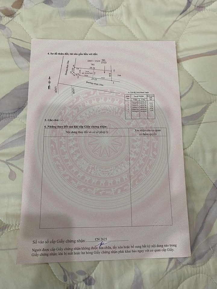 Đất nền Long Thành Nam 187m² giá 2.537 tỷ - Sổ đỏ chính chủ, 2 mặt tiền