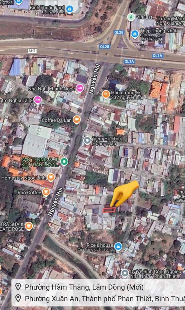 Đất nền phường Xuân An, Phan Thiết 120m² giá 599 triệu - Cơ hội đầu tư hấp dẫn!