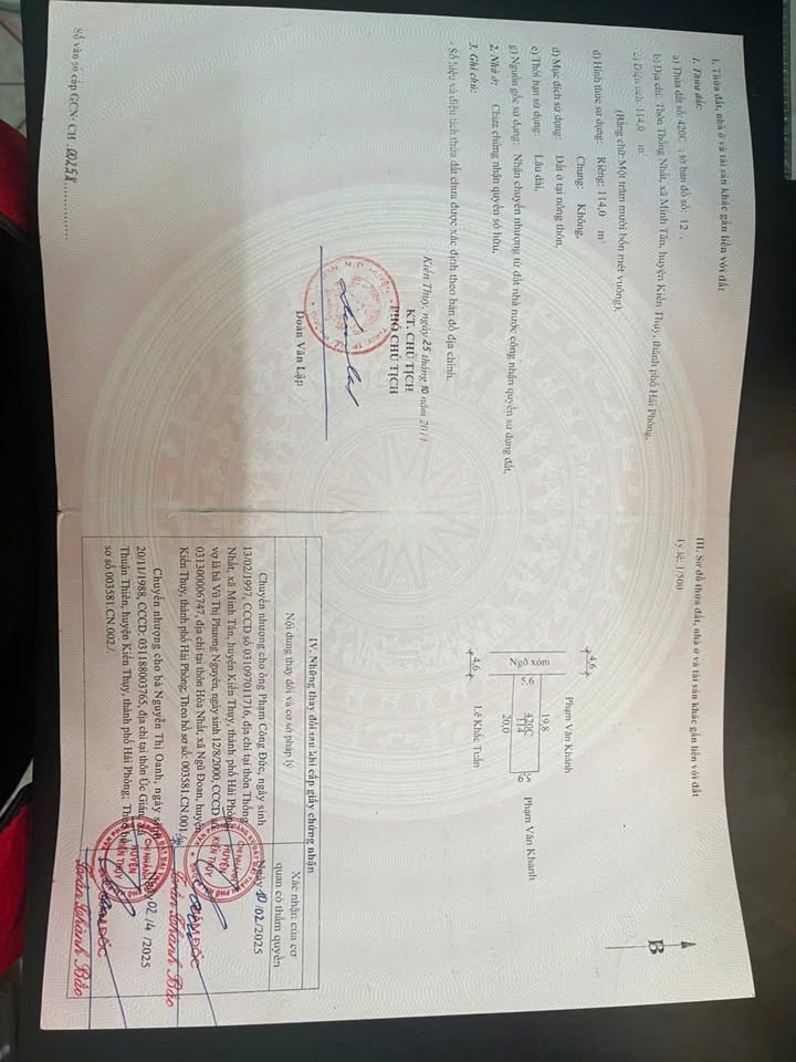 Đất lô góc 114m² Minh Tân, Kiến Thụy chỉ 2.3 tỷ - Cơ hội đầu tư hiếm có!