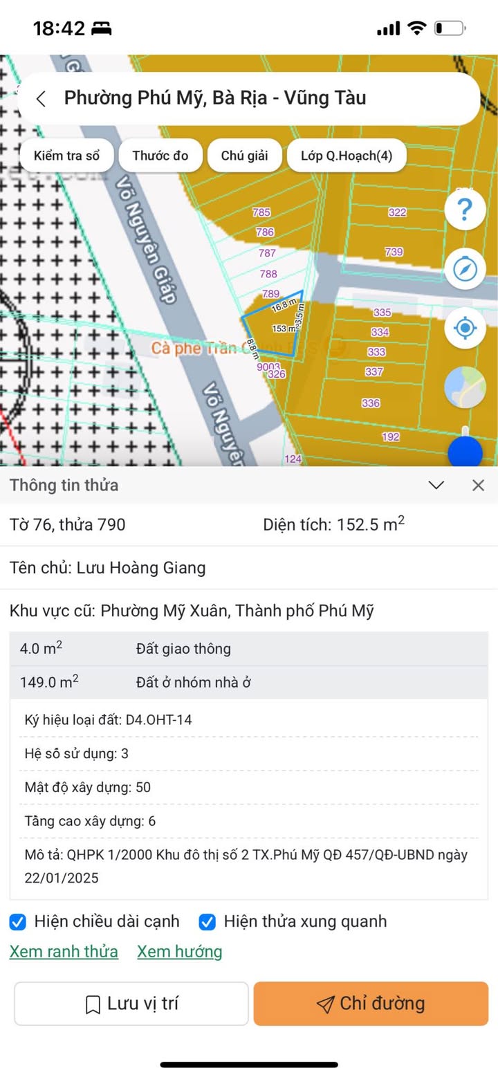 Đất mặt tiền đường S, phường Mỹ Xuân, Phú Mỹ, 152m² giá 3.8 tỷ - Đầu tư sinh lời lớn!