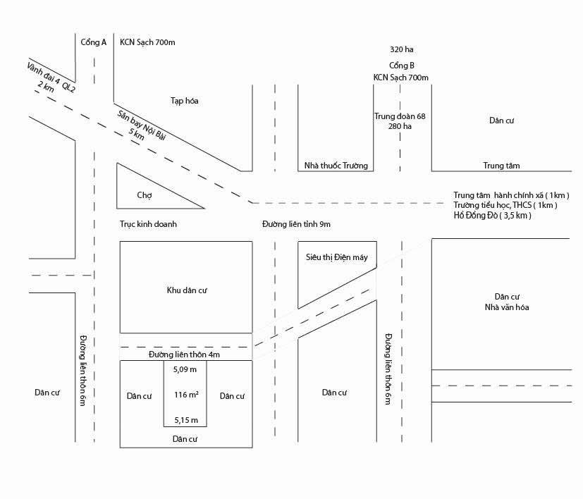 Đất nền Kim Anh, Sóc Sơn 116m² giá chỉ 1 triệu/m² - Cơ hội đầu tư hấp dẫn!