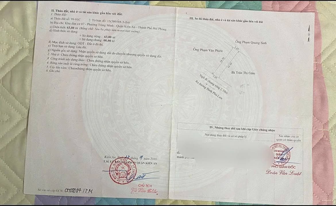 Đất Tràng Minh, Kiến An 63m² giá chỉ 300 triệu - Sổ đỏ chính chủ!