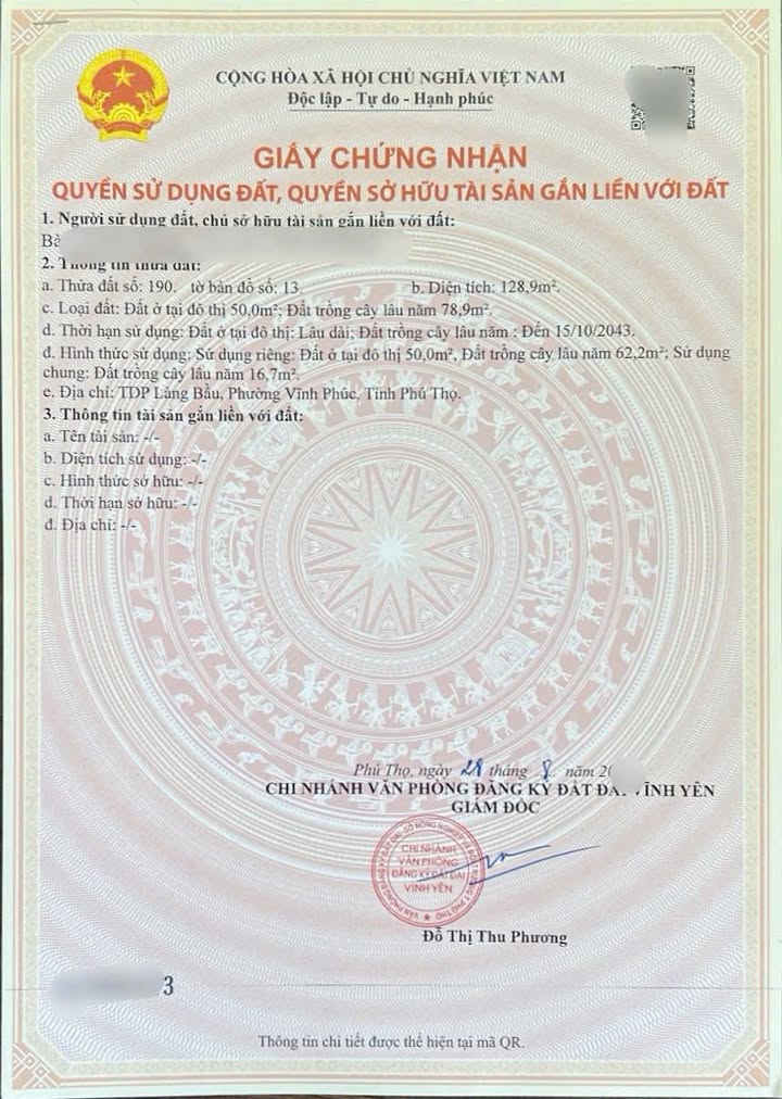 Đất nền Liên Bảo, Vĩnh Yên 112m² giá 1.5 tỷ - Đường ô tô vào tận nơi!