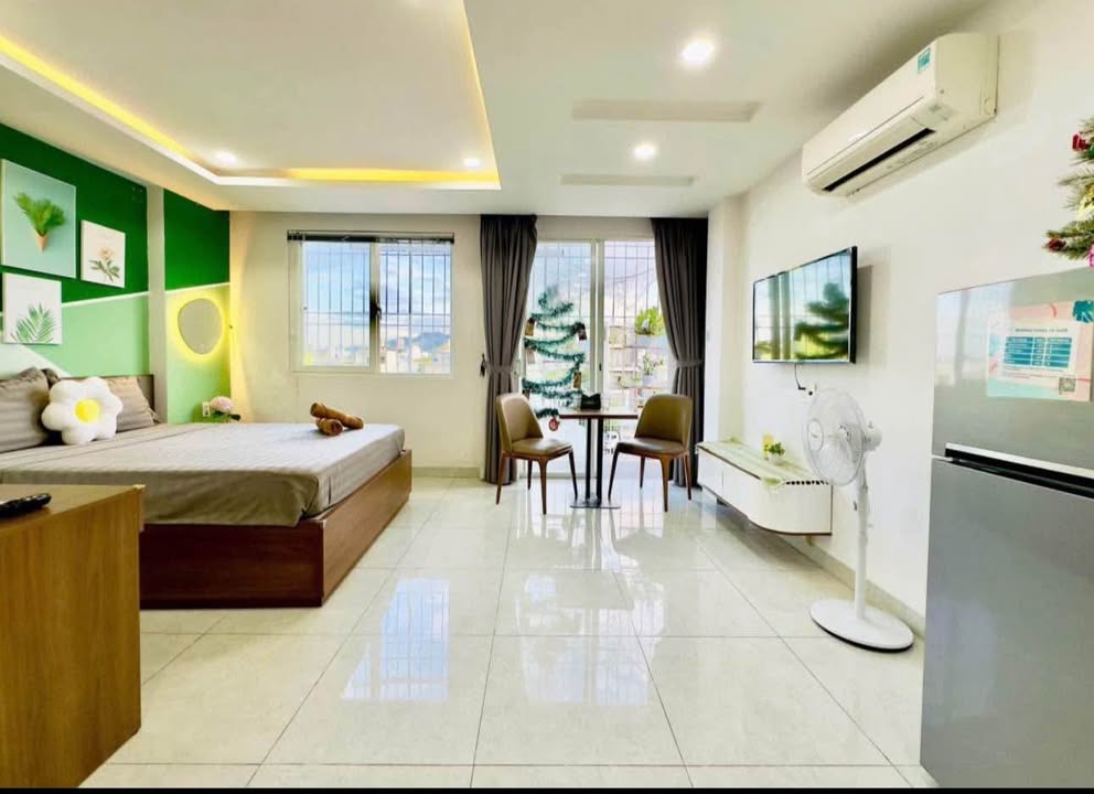 Căn hộ studio full nội thất tại Phước Hải, Nha Trang 35m² - Tiện nghi, thoáng mát!