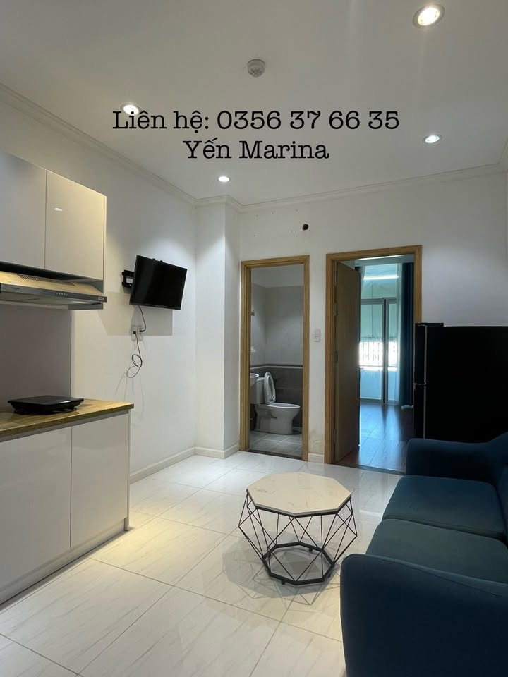 Căn hộ 1PN Marina Plaza Long Xuyên 32m² - Cho thuê full nội thất, tiện nghi