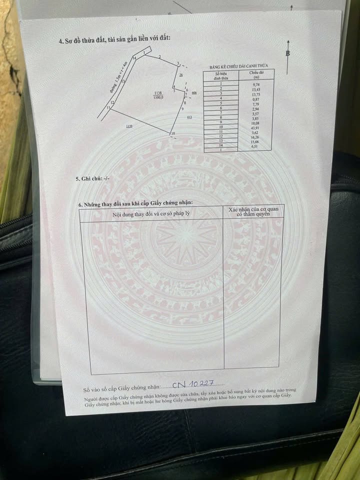 Đất nền Long Tân 1500m² giá 1 tỷ - Cơ hội đầu tư tuyệt vời!