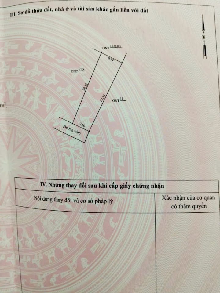 Lô đất Dân Quyền, Tam Nông, 243m² chỉ 5 triệu/m² - Nhà cấp 4 tặng kèm!