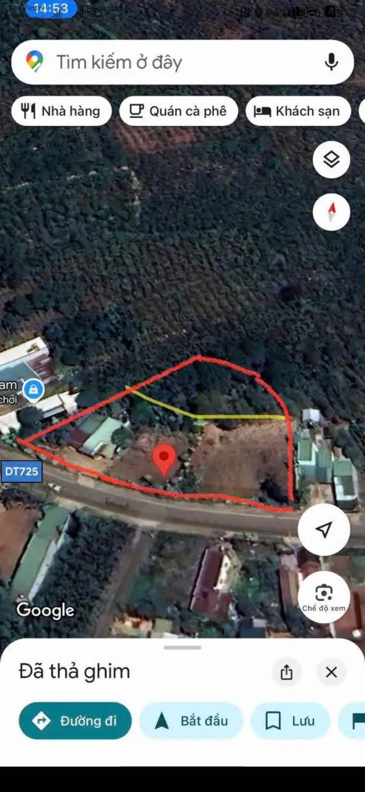 Đất mặt tiền Tỉnh lộ 725, Lộc Ngãi, Bảo Lâm 3.200m² giá 8 tỷ - Chính chủ bán gấp!