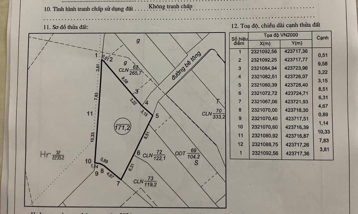 Đất nền Việt Hưng 171m² giá 600 triệu - Cơ hội đầu tư siêu lợi nhuận!