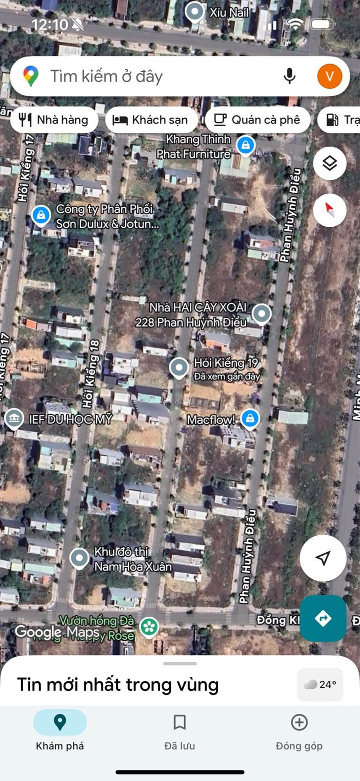 Đất nền 110m² tại Hói Kiểng 19, Hòa Xuân, Đà Nẵng - Giá chỉ 5 tỷ, hướng Đông mát mẻ!